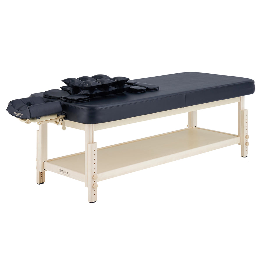 Master Massage 76cm AirMaster-I Ganzkörper-Stretching Airwave-Massageliege mit Airbags. 3D-Lendenwirbel-Traktion – Entspannung von Nacken, Rücken, Taille, Hüfte und Schmerzlinderung für den professionellen und Chiropraktiktisch