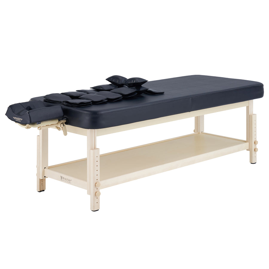 Master Massage 76cm AirMaster-I Ganzkörper-Stretching Airwave-Massageliege mit Airbags. 3D-Lendenwirbel-Traktion – Entspannung von Nacken, Rücken, Taille, Hüfte und Schmerzlinderung für den professionellen und Chiropraktiktisch