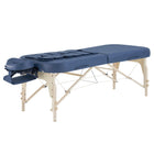 Master Massage 76cm Concord Airwave Full Body Stretching Portable Massage Table with Reiki Panel and Airbags. 3D Lumbar Traction - Neck, Back, Waist, Hip Relaxation & Pain Relief for Professional& Home Use Chiropractic Table (Royal Blue)