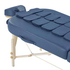 Master Massage 76cm Concord Airwave Full Body Stretching Portable Massage Table with Reiki Panel and Airbags. 3D Lumbar Traction - Neck, Back, Waist, Hip Relaxation & Pain Relief for Professional& Home Use Chiropractic Table (Royal Blue)