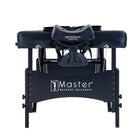 Master Massage 76cm Monaco Airwave Full Body Stretching Portable Massage Table with Airbags, 3D Lumbar Traction - Neck, Back, Waist, Hip Relaxation & Pain Relief for Professional & Home Use Chiropractic Table (Black)